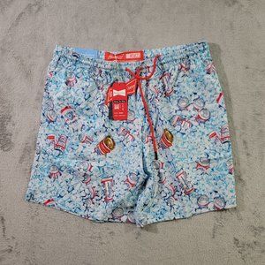 COPY - RSVLTS Budweiser Dad's Cooler Swim Shorts Trunks Beer L 5722S